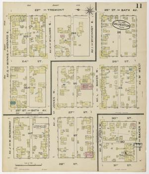 Primary view of object titled 'Galveston 1885 Sheet 11'.