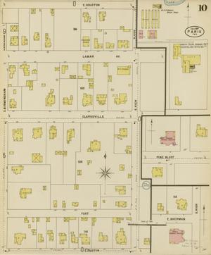 Primary view of object titled 'Paris 1897 Sheet 10'.