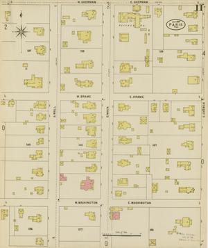 Primary view of object titled 'Paris 1897 Sheet 11'.