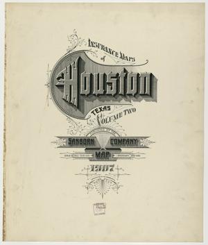 Primary view of object titled 'Houston 1907, Volume Two - Title Page'.