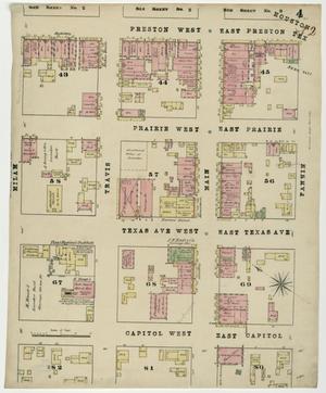 Primary view of object titled 'Houston 1877 Sheet 4'.