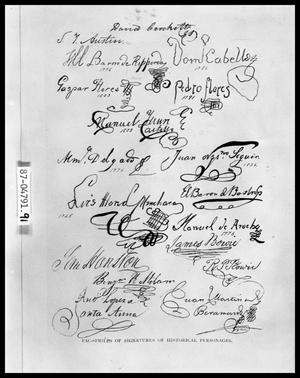 Primary view of object titled 'Historical Signatures'.