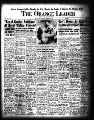 Primary view of object titled 'The Orange Leader (Orange, Tex.), Vol. 37, No. 41, Ed. 1 Friday, February 17, 1950'.