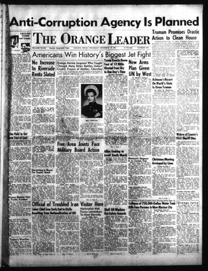 Primary view of object titled 'The Orange Leader (Orange, Tex.), Vol. 48, No. 295, Ed. 1 Thursday, December 13, 1951'.