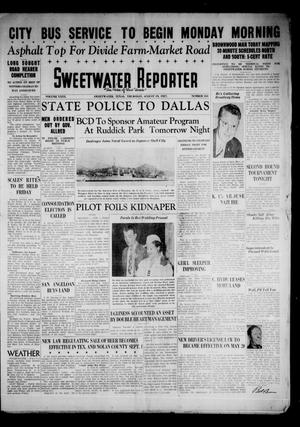 Primary view of object titled 'Sweetwater Reporter (Sweetwater, Tex.), Vol. 40, No. 161, Ed. 1 Thursday, August 19, 1937'.