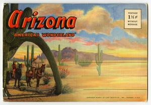Primary view of object titled '[Fold Out Postcard of Arizona]'.