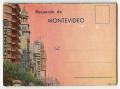 Primary view of [Fold Out Postcard of Montevideo]