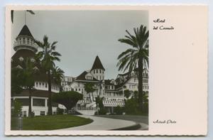 Primary view of object titled '[Postcard of Hotel del Coronado]'.