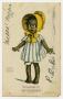 Postcard: [Postcard of Young Girl Wearing Yellow Bonnet]