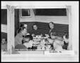 Photograph: Eight Military Men at Table