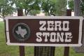 Photograph: Pecos County Zero Stone sign