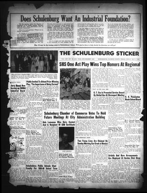Primary view of object titled 'The Schulenburg Sticker (Schulenburg, Tex.), Vol. 65, No. 40, Ed. 1 Friday, May 1, 1959'.