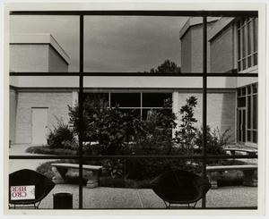 Primary view of object titled '[Photograph of Courtyard of Amy Graves Ryan Fine Arts Center]'.