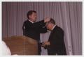 Photograph: [Photograph of Dr. Shimp Recieving Rotary International Award for Fel…