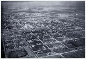 Primary view of object titled '[Aerial Photograph of McMurry Campus]'.