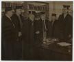 Thumbnail image of item number 1 in: '[Photograph of Men at 1957 Commencement]'.