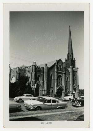 Primary view of object titled '[Photograph of First Methodist Church in Waco, Texas]'.