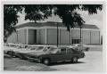 Photograph: [Photograph of J. W. Hunt Center of Physical Education and Parking Lo…