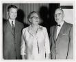 Primary view of [Photograph of J. M. Willson, Sr., Dr. Mavis Terry Willson, and Dr. Douglas Jackson]