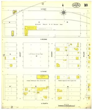 Primary view of object titled 'Abilene 1908 Sheet 18'.