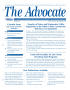 Journal/Magazine/Newsletter: The Advocate, Volume 19, Issue 3, July-September 2014