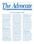 Primary view of The Advocate, Volume 16, Issue 3, July-September 2011