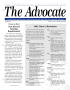 Primary view of The Advocate, Volume 7, Issue 1, January-March 2002