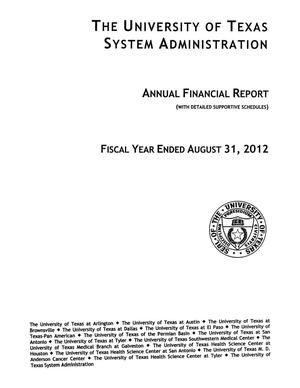 Primary view of object titled 'University of Texas System Administration Annual Financial Report: 2012'.