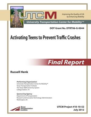Primary view of object titled 'Activating Teens to Prevent Traffic Crashes'.
