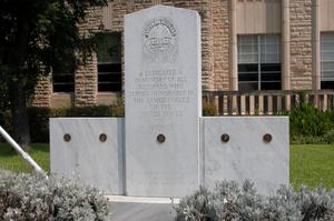 Primary view of object titled 'American Veterans War Memorial, Comanche County'.
