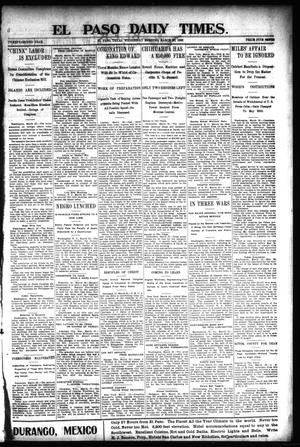 El Paso Daily Times. (El Paso, Tex.), Vol. 22, Ed. 1 Wednesday, March 26, 1902