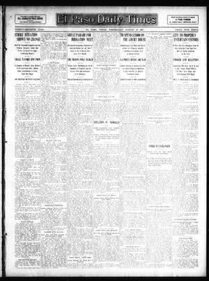 Primary view of object titled 'El Paso Daily Times (El Paso, Tex.), Vol. 27, Ed. 1 Wednesday, August 14, 1907'.