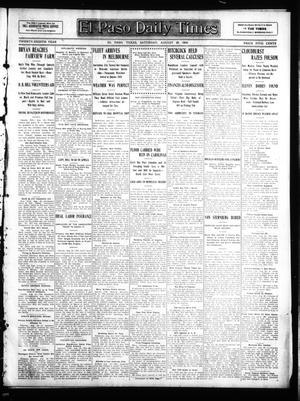 Primary view of object titled 'El Paso Daily Times (El Paso, Tex.), Vol. 28, Ed. 1 Saturday, August 29, 1908'.