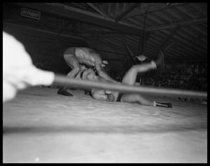 Primary view of object titled 'Wrestling at Fair Park'.