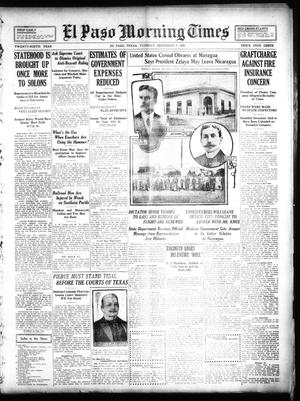 Primary view of object titled 'El Paso Morning Times (El Paso, Tex.), Vol. 29, Ed. 1 Tuesday, December 7, 1909'.