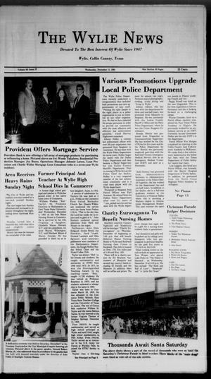 Primary view of object titled 'The Wylie News (Wylie, Tex.), Vol. 44, No. 27, Ed. 1 Wednesday, December 11, 1991'.