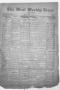 Newspaper: The West Weekly News and Times. (West, Tex.), Vol. 12, No. 51, Ed. 1 …