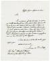 Letter: [Letter from Lorenzo de Zavala to David G. Burnet, September 11, 1836]
