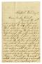 Primary view of [Letter from William G. Giddings to D. C. Giddings - May 11, 1871]