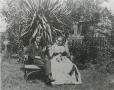 Photograph: [Photograph of Jesse P. Sewell and Daisy McQuig in Garden]