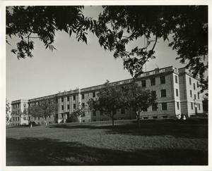 Primary view of object titled '[Photograph of McKinzie Hall]'.