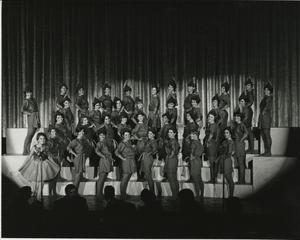 Primary view of object titled '[Photograph of Peter Pan Girls Club at Sing Song]'.