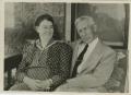 Photograph: [Photograph of Jesse and Daisy Sewell on Front Porch]