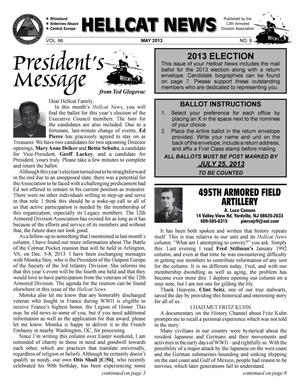 Primary view of object titled 'Hellcat News (Garnet Valley, Pa.), Vol. 66, No. 9, Ed. 1, May 2013'.