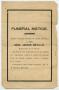 Primary view of [Funeral Notice for Jennie Beville]