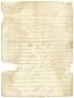 Letter: [Letter from Antonio Lopez de Santa Anna to Lorenzo de Zavala, April …