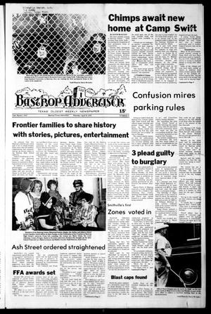 Primary view of object titled 'Bastrop Advertiser (Bastrop, Tex.), No. 15, Ed. 1 Thursday, April 19, 1979'.