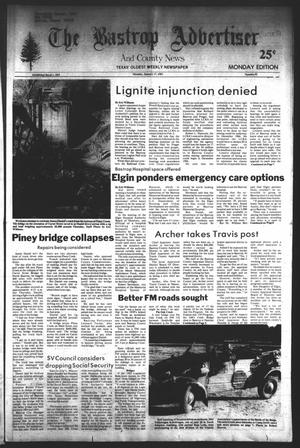 Primary view of object titled 'The Bastrop Advertiser and County News (Bastrop, Tex.), No. 93, Ed. 1 Monday, January 17, 1983'.