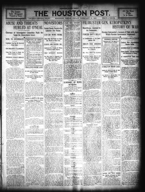 Primary view of object titled 'The Houston Post. (Houston, Tex.), Vol. 22, Ed. 1 Friday, February 15, 1907'.