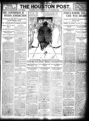 Primary view of object titled 'The Houston Post. (Houston, Tex.), Vol. 25, Ed. 1 Thursday, December 16, 1909'.
